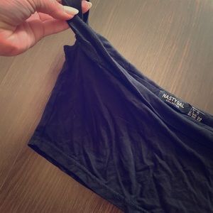Nasty Gal - crop top off the shoulder top
